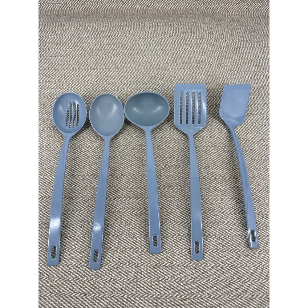 5 Mepal Melamine Rosti Copco Spatula Flipper Spoon Denmark Yellow Utensil